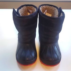 Duck Boot Size 6 Toddler Winter Snow boots Navy Blue